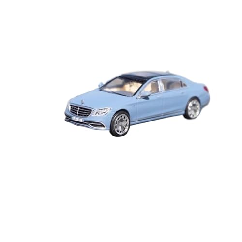 Supercar Diecast 1:64 Maßstab Benz S-Klasse S600 Maybach Legierung Auto S680 Simulation Modell Geschenk Souvenir Kraftfahrzeuge(Blue) von XIYUEYING