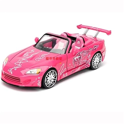 Supercar Druckguss-Automodelle Aus S2000-Legierung Im Maßstab 1:24. Kostbare Sammlerstücke, Souvenirs Und Spielzeug Kraftfahrzeuge(Pink) von XIYUEYING