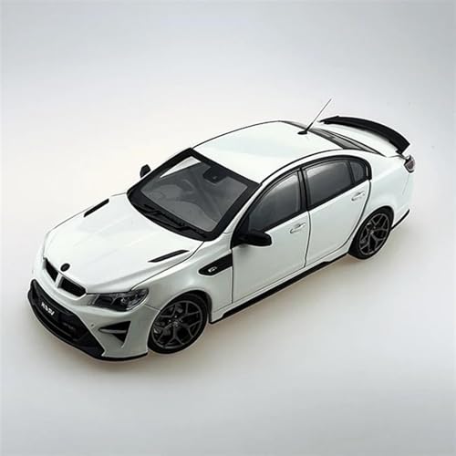 Supercar Maßstab 1:18 Druckgusslegierung HSV GTSR Luxuslimousine Spielzeug Sportwagenmodell Kraftfahrzeuge(White) von XIYUEYING