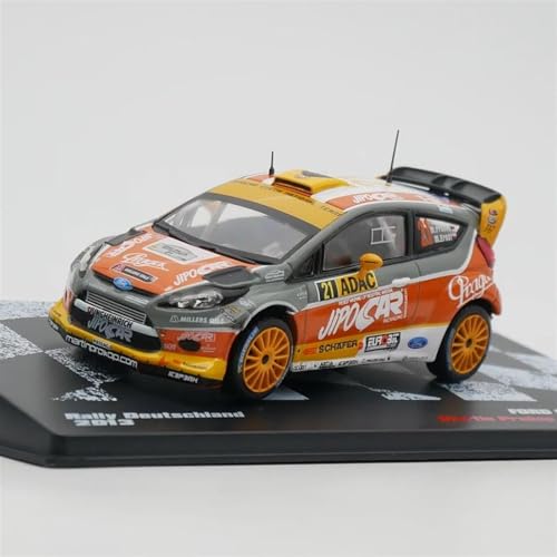 Supercar Maßstab 1:43, Druckguss-Legierung, Fiesta WRC 2013, Spielzeug, Rallye-Autos,Modell, Klassiker, Nostalgie, Geschenke Für Erwachsene Kraftfahrzeuge von XIYUEYING