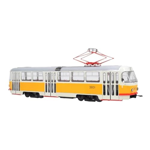 Supercar Maßstab 1:43 TATRA-T3SU Bus-Druckguss-Metalllegierung Automodell-Sammlung Nostalgie-Ornament Kraftfahrzeuge von XIYUEYING