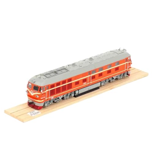 Supercar Maßstab 1:87 Diecast Alloy DF4B Diesel Lokomotive Spielzeug Zug Autos Modell Geschenk Statische Anzeige Kraftfahrzeuge(Orange) von XIYUEYING