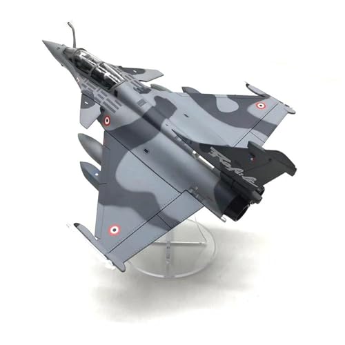 XIYUEYING Flugzeug 1:72 Zweisitziges Simulationslegierungs-Tarnjägermodell Der Französischen Luftwaffe Rafale B, Fertiges Produkt Metallflugzeug von XIYUEYING