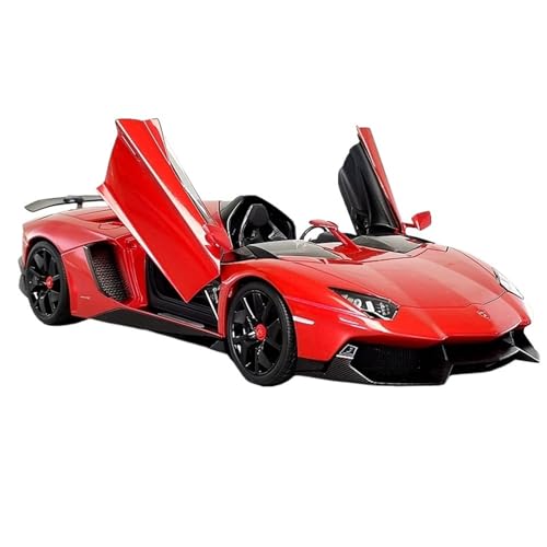 XIYUEYING Kleine Automodelle 1/18 Orchid Simulation Legierung Auto Modell Sammlung Geschenk Druckguss Auto Miniaturmodelle(Red) von XIYUEYING