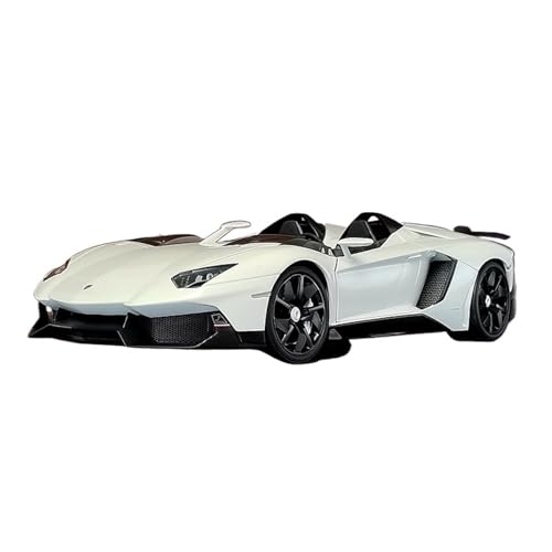 XIYUEYING Kleine Automodelle 1/18 Orchid Simulation Legierung Auto Modell Sammlung Geschenk Druckguss Auto Miniaturmodelle(White) von XIYUEYING