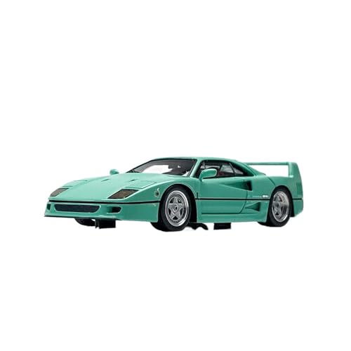 XIYUEYING Kleine Automodelle 1:64 F40 Red Supercar Resin Collection Automodell Ornament Geschenk Miniaturmodelle(Green) von XIYUEYING