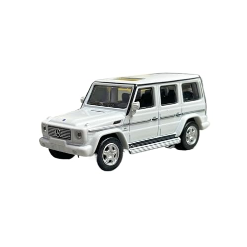 XIYUEYING Kleine Automodelle 1:64 G55 Legierung Modellauto Geschenk Mini Auto Kit Sammlung Erwachsene Kinder Hobby Spielzeug Miniaturmodelle(White) von XIYUEYING