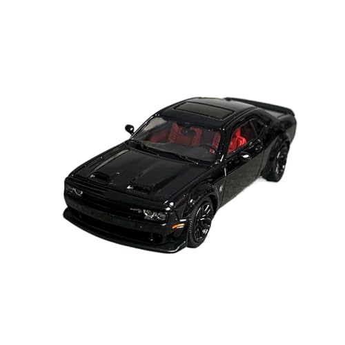 XIYUEYING Kleine Automodelle 1:64 Muscle Car Legierung Auto Modell Sammlung Ornamente Erwachsene Hobby Spielzeug Auto Miniatur Miniaturmodelle(Black) von XIYUEYING