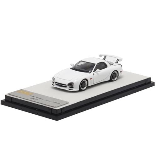 XIYUEYING Kleine Automodelle 1:64 RX-7 Künstliche Weiße Legierung Voll Offenes Automodell Spielzeug Metall Geschenk Kleiner Maßstab Miniaturmodelle von XIYUEYING