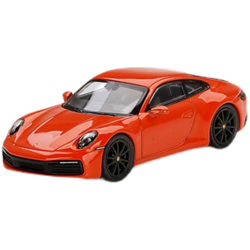 XIYUEYING Kleine Automodelle 1:64 Red Supercar 911 992 Legierung Auto Modell Sammlung Ornamente Statische Spielzeugauto Geschenke Miniaturmodelle von XIYUEYING