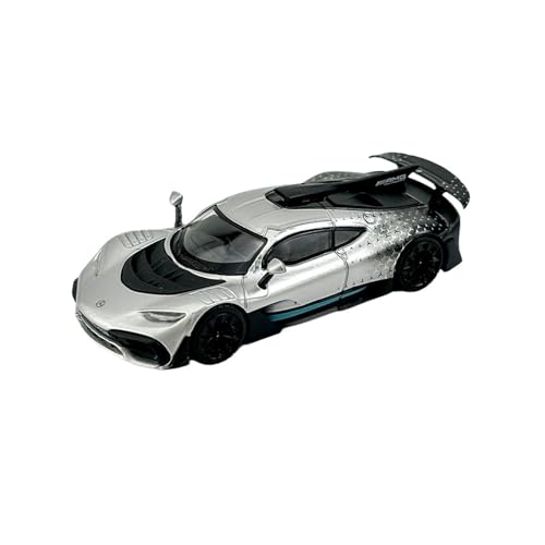 XIYUEYING Kleine Automodelle 1:64 Star Radiant Silver Star Radiant Black Alloy Car Model Collection Hobbygeschenk Für Erwachsene Miniaturmodelle(Silver) von XIYUEYING