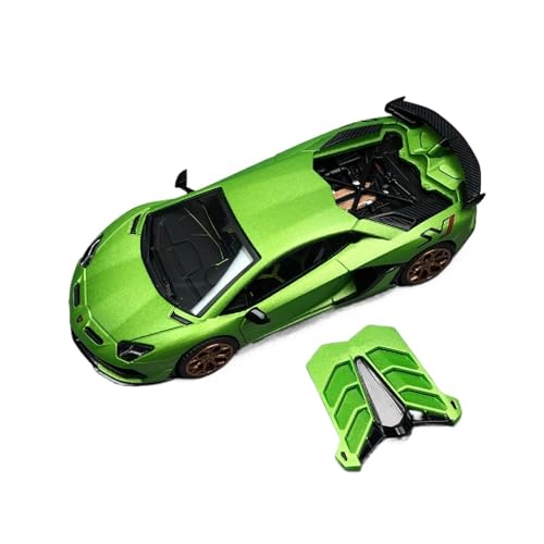 XIYUEYING Kleine Automodelle 1:64 Supercar-Rückabdeckung, Abnehmbare Legierung, Statisches Modell, Ornament-Sammlung, Geschenk, Miniatur Miniaturmodelle(Green) von XIYUEYING