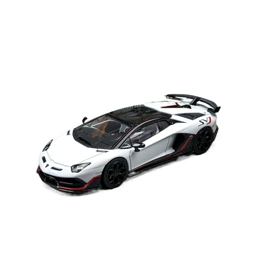 XIYUEYING Kleine Automodelle 1:64 Supercar-Rückabdeckung, Abnehmbare Legierung, Statisches Modell, Ornament-Sammlung, Geschenk, Miniatur Miniaturmodelle(White) von XIYUEYING