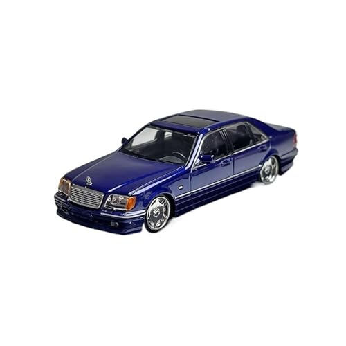 XIYUEYING Kleine Automodelle 1:64 W140 Legierung Modellauto Geschenk Mini Car Kit Collection 9 Jahre Alt + Hobby Kinderspielzeug Miniaturmodelle(Blue) von XIYUEYING