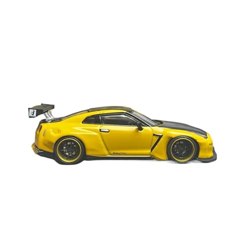 XIYUEYING Kleine Automodelle 1:64 Yellow Rocket Rabbit R35 Legierung Automodell Geschenk Mini Car Kit Erwachsene Kinder Hobby Spielzeug Miniaturmodelle von XIYUEYING