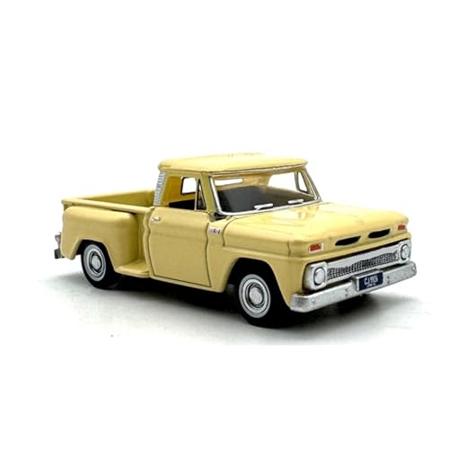 XIYUEYING Kleine Automodelle D100 Pickup 1957 Automodell, Legierung, Autosimulation, Sammlung, Passende Ornamente, Maßstab 1:87 Miniaturmodelle(Yellow) von XIYUEYING