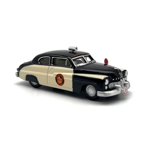 XIYUEYING Kleine Automodelle Highway Patrol-Legierung, Schwarz-weiße Farbblock-Automodellkollektion, Ornamente Im Maßstab 1:87 Miniaturmodelle von XIYUEYING