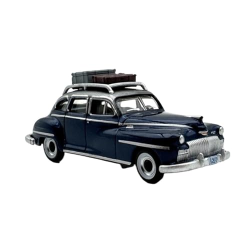 XIYUEYING Kleine Automodelle Kombi-Oldtimer, Oldtimer, Blaues Auto, Modellsammlung, Legierungsauto, Simulation 1:87 Miniaturmodelle von XIYUEYING