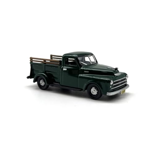 XIYUEYING Kleine Automodelle Pickup-Truck, Dunkelgrüne Legierung, Automodell-Sammlung, Ornamente, 1:87, Kleiner Maßstab Miniaturmodelle von XIYUEYING