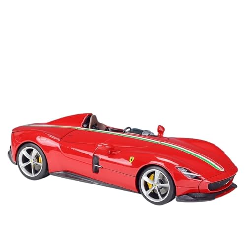 XIYUEYING Maßstabsgetreues Modell 1/18 Für Ferrari MonzaSP1 Automodellbausatz Geschenksammlung Für Erwachsene Kinderspielzeug Geschenkornament Miniaturmodelle von XIYUEYING