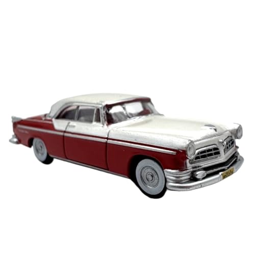 XIYUEYING Maßstabsgetreues Modell 1/87 Für Chrysler Coupé 1955 Auto Modell Kit Alloy Toy Car Simulationssammlung Ornamente Miniaturmodelle von XIYUEYING