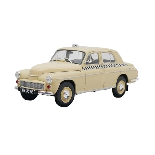 XIYUEYING Maßstabsgetreues Modell 1:24 Für FSO Warszawa Taxi Legierung Automodell Spielzeug Statische Sammlung Ornament Geeignet Als Geschenk Für Kinder Miniaturmodelle von XIYUEYING