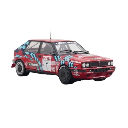 XIYUEYING Maßstabsgetreues Modell 1:24 Für Lancia Delta Integrale WRC Rallye-Automodell Sammlerornament, Geeignet Als Geschenk Für Kinder Miniaturmodelle von XIYUEYING