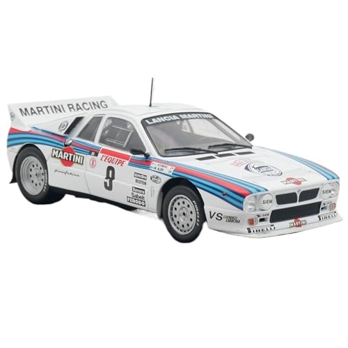 XIYUEYING Maßstabsgetreues Modell 1:24 Für Lancia Rally WRC Legierung Automodell Sammlerornament Geeignet Als Geschenk Für Kinder Miniaturmodelle von XIYUEYING