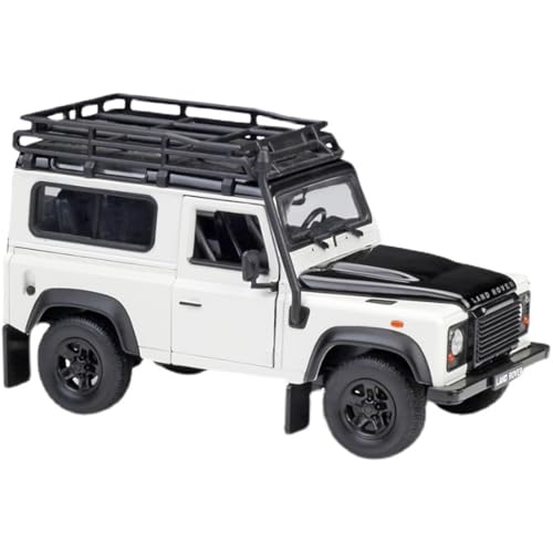 XIYUEYING Maßstabsgetreues Modell 1:24 Für Land Rover Defender Oldtimer Modellbausatz Geschenk Für Erwachsene Sammlung Kinder Spielzeug Geschenk Ornament Miniaturmodelle von XIYUEYING