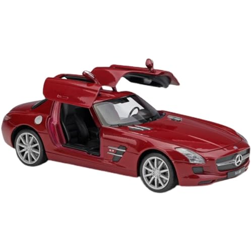 XIYUEYING Maßstabsgetreues Modell 1:24 Für Mercedes Benz SLS Legierung Auto Modell Kit Erwachsene Hobby Sammlung Kinder Spielzeug Auto Geschenk Miniaturmodelle von XIYUEYING