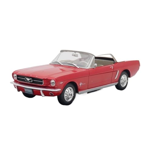 XIYUEYING Maßstabsgetreues Modell 1:24 Für Mustang 1965 Soft Top Cabrio Auto Modell Kit Erwachsene Hobby Sammlerstücke Kinderspielzeug Miniaturmodelle von XIYUEYING