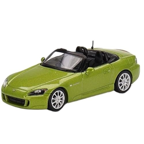 XIYUEYING Maßstabsgetreues Modell 1:64 Für Honda S2000 Typ Grünes Legierungsautomodell, Verwendet Für Die Sammlung, Geeignet Als Geschenk Miniaturmodelle von XIYUEYING