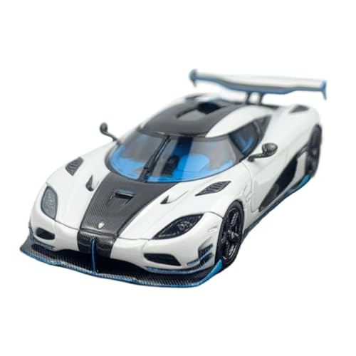 XIYUEYING Maßstabsgetreues Modell 1:64 Für Koenigsegg Agera Pearl White Resin Automodell Statische Dekoration Geeignet Für Die Sammlung Miniaturmodelle von XIYUEYING