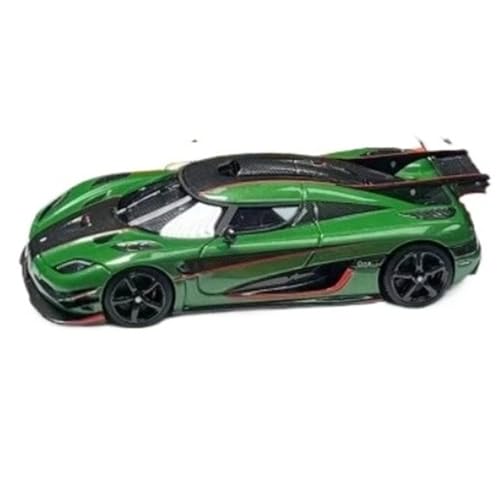 XIYUEYING Maßstabsgetreues Modell 1:64 Für Koenigsegg Grünes Material Harzmaterial Superautomodell Geeignet Für Die Sammlung Miniaturmodelle von XIYUEYING