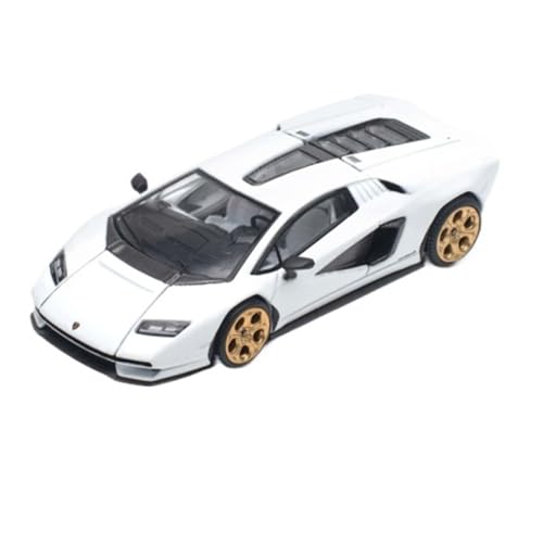 XIYUEYING Maßstabsgetreues Modell 1:64 Für Lamborghini LPI800-4, Weißes Automodell Aus Legierung, Geeignet Als Geschenk Für Modellsammler. Miniaturmodelle von XIYUEYING