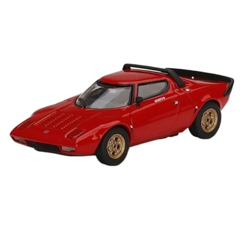 XIYUEYING Maßstabsgetreues Modell 1:64 Für Lancia Rosso Automodell Statische Dekoration Für Sammeln Geeignet Als Geschenk Für Kinder Miniaturmodelle von XIYUEYING