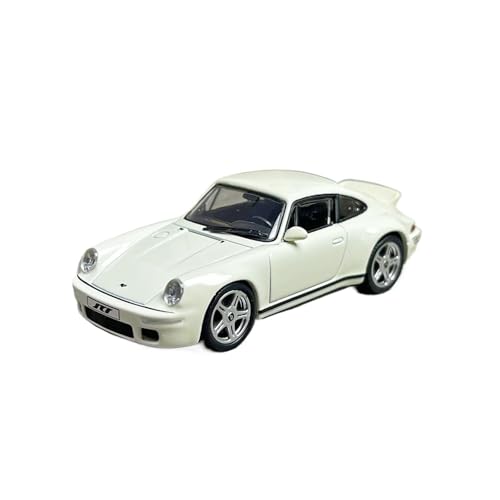 XIYUEYING Maßstabsgetreues Modell 1:64 Für Porsche RUF SCR 2018 Ornament Legierung Auto Modell Geschenk Miniatur Auto Kit Spielzeug Für Erwachsene Miniaturmodelle(White) von XIYUEYING