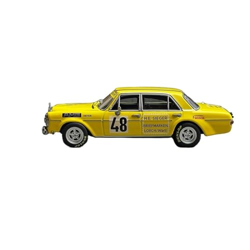 XIYUEYING Maßstabsgetreues Modell 1:64 Gelb Für Mercedes Benz 300 SEL W109 Legierung Modellbausatz Hobby Spielzeugauto Statische Geschenke Miniaturmodelle von XIYUEYING