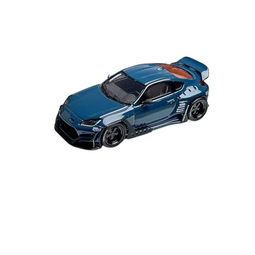 XIYUEYING Maßstabsgetreues Modell 1:64 Widebody Für Toyota GT86 Rocket Rabbit Legierung Modellbausatz Spielzeugauto Statische Geschenke Miniaturmodelle(Blue) von XIYUEYING