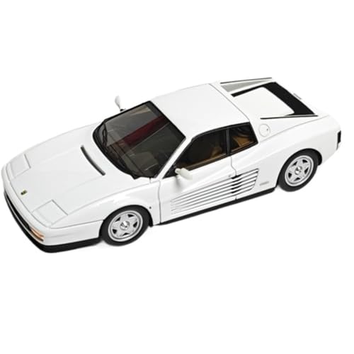 XIYUEYING Maßstabsgetreues Modell 1:64 für tanzendes Pferd Testarossa Elfenbein Harz Automodell Statische Dekoration Geeignet Als Geschenk Für Kinder Miniaturmodelle von XIYUEYING