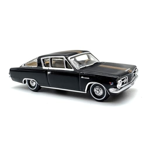 XIYUEYING Maßstabsgetreues Modell 1:87 Chrysler Plymouth Coupé Schwarze Automodell -Legierungsauto -Simulation Sammlerverzeigungen Miniaturmodelle von XIYUEYING