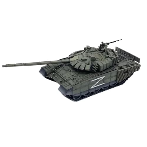 Militärische Panzer 1/72 Verhältnis T72 Panzer T-72B3 Gun Barrel Slogan Fertigprodukt Modell Erwachsenenspielzeug Gepanzertes Kampffahrzeug von XIYUEYING