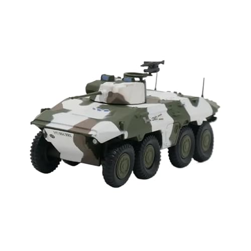 XIYUEYING Militärische Panzer Druckguss-Modell im Verhältnis 1:72 von BIS Luchs mit Radpanzerpanzerung, Militärmodell, Simulationsmodell, Geschenk für Männer Gepanzertes Kampffahrzeug von XIYUEYING