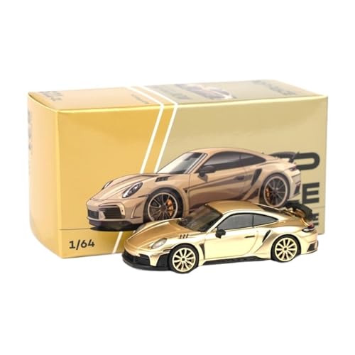 XIYUEYING Miniatur-Automodelle 1/64 Legierung Automodelle Spielzeug 992 Gold Druckguss Auto Sammlung Spielzeugauto aus Metall von XIYUEYING