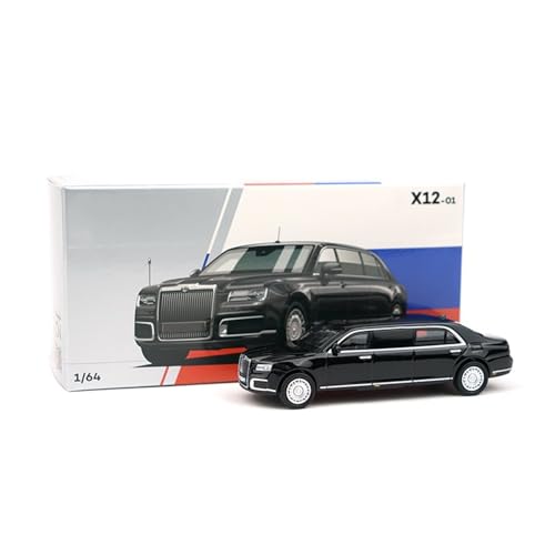 XIYUEYING Miniatur-Automodelle 1/64 Legierungsautomodellspielzeug Russisches Präsidentenauto-Sammlungsmodell Spielzeugauto aus Metall von XIYUEYING