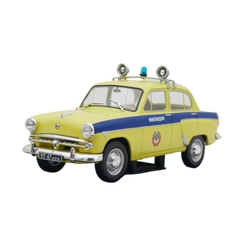 XIYUEYING Miniatur-Automodelle 1:24 407 Moskauer Polizeiauto, Legierung, Modellsammlung, Spielzeugauto, Statische Autosammlung Spielzeugauto aus Metall von XIYUEYING