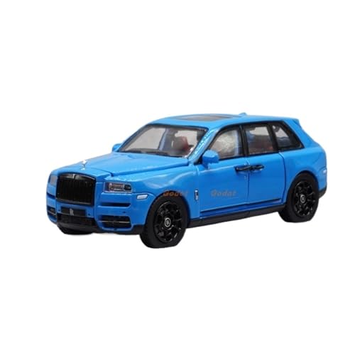 XIYUEYING Miniatur-Automodelle 1:64 Automodell Legierung Modellauto Metall SUV Crossover Druckguss Miniatur Statisches Auto Spielzeugauto aus Metall(Blue) von XIYUEYING