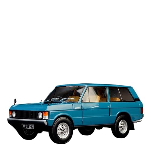 XIYUEYING Miniatur-Automodelle Modell 1:18 Range Rover 1970 Legierungsautomodellsimulation Blaue Druckgussautoserie Spielzeugauto aus Metall von XIYUEYING