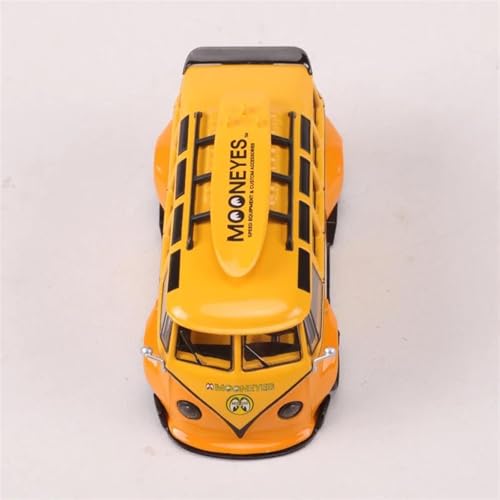 XIYUEYING Supercar 1/64 RWB T1 Bus Simulation Druckguss Legierung Auto Modell Handwerk Dekoration Sammlung Spielzeug Werkzeuge Geschenk Kraftfahrzeuge(Yellow) von XIYUEYING