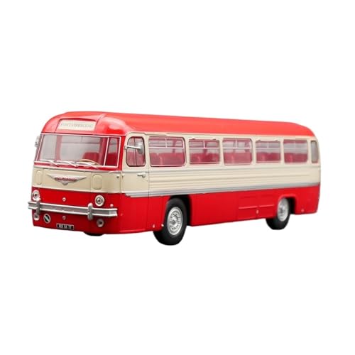 XIYUEYING Supercar 1:43 Bus-Modell Eines Französischen Reisebusses, Nostalgisches Spielzeugauto Aus Legierung, Statisches Ausstellungssammlungsmodell Kraftfahrzeuge von XIYUEYING